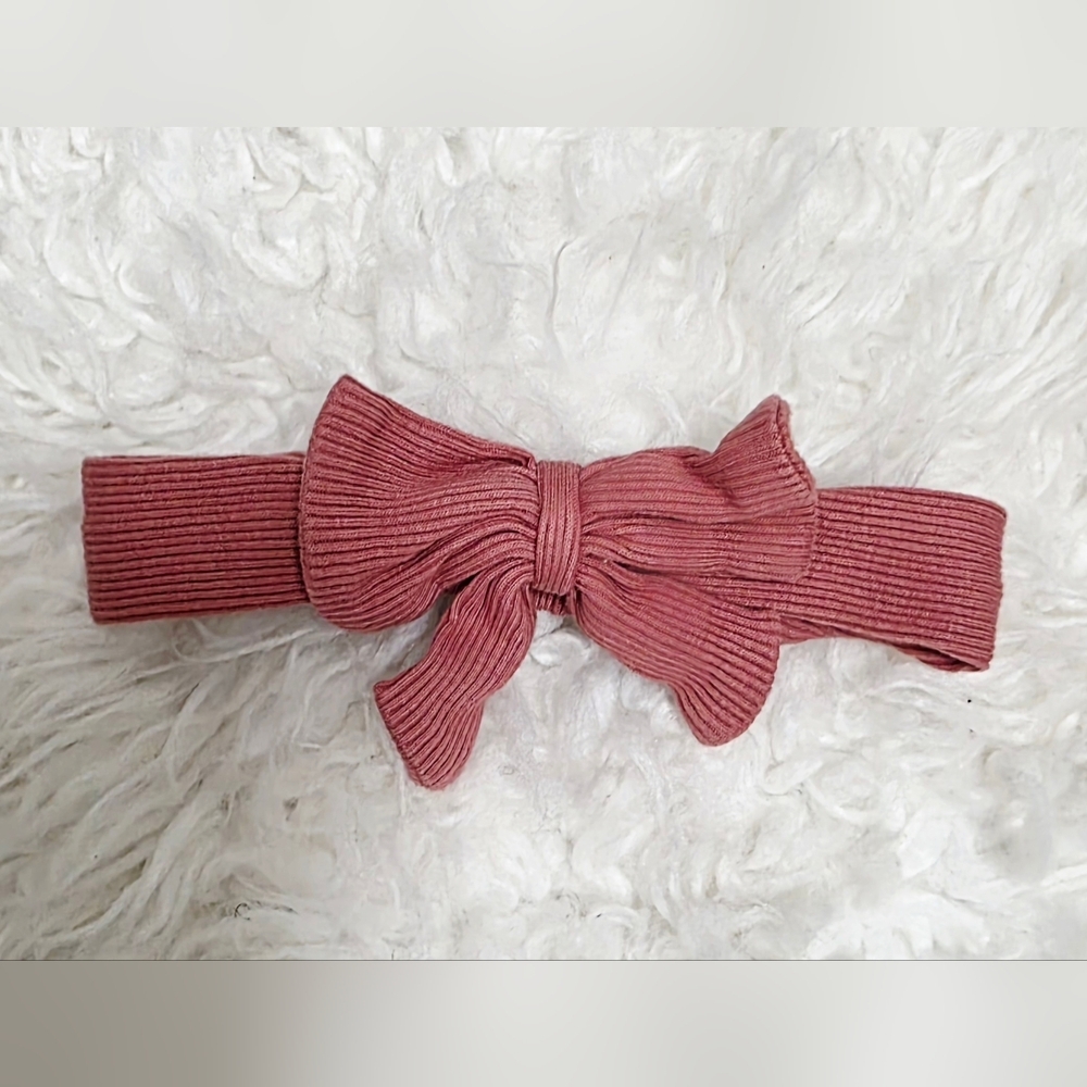 New Madison Layne Baby Girl Tulle Dress & Headband Set - Mauve/Gold - 24M - Picture 4 of 5